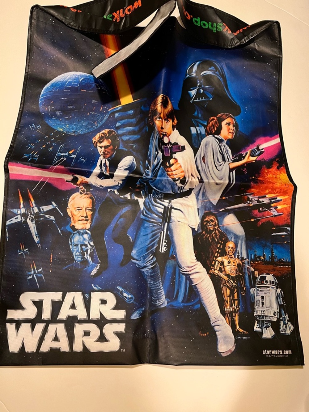 NWOT SAN DIEGO COMIC CON LARGE STAR WARS BAG.